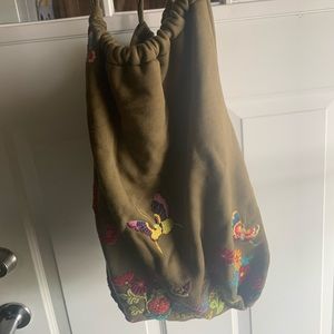 Hunter Green Johnny Was Shoulder Bag